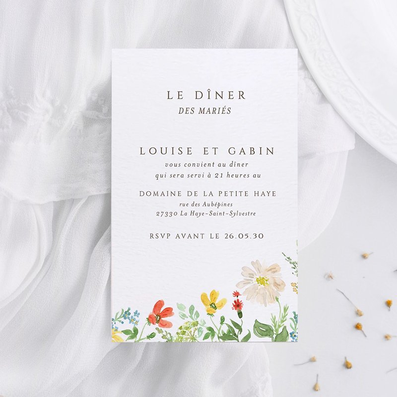 Carte d'invitation