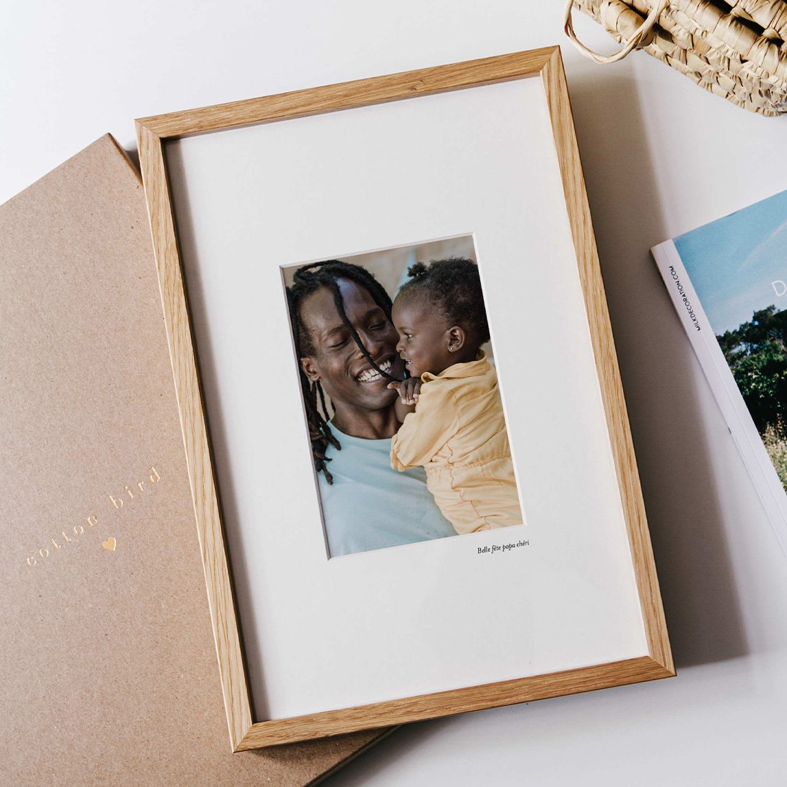 La photo encadrée