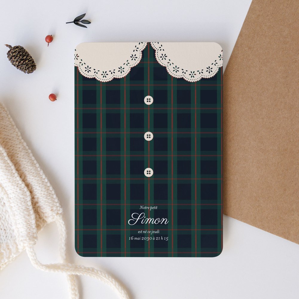Claudine - tartan