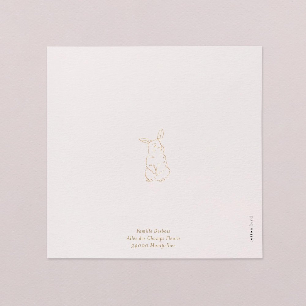 Petit lapin doré