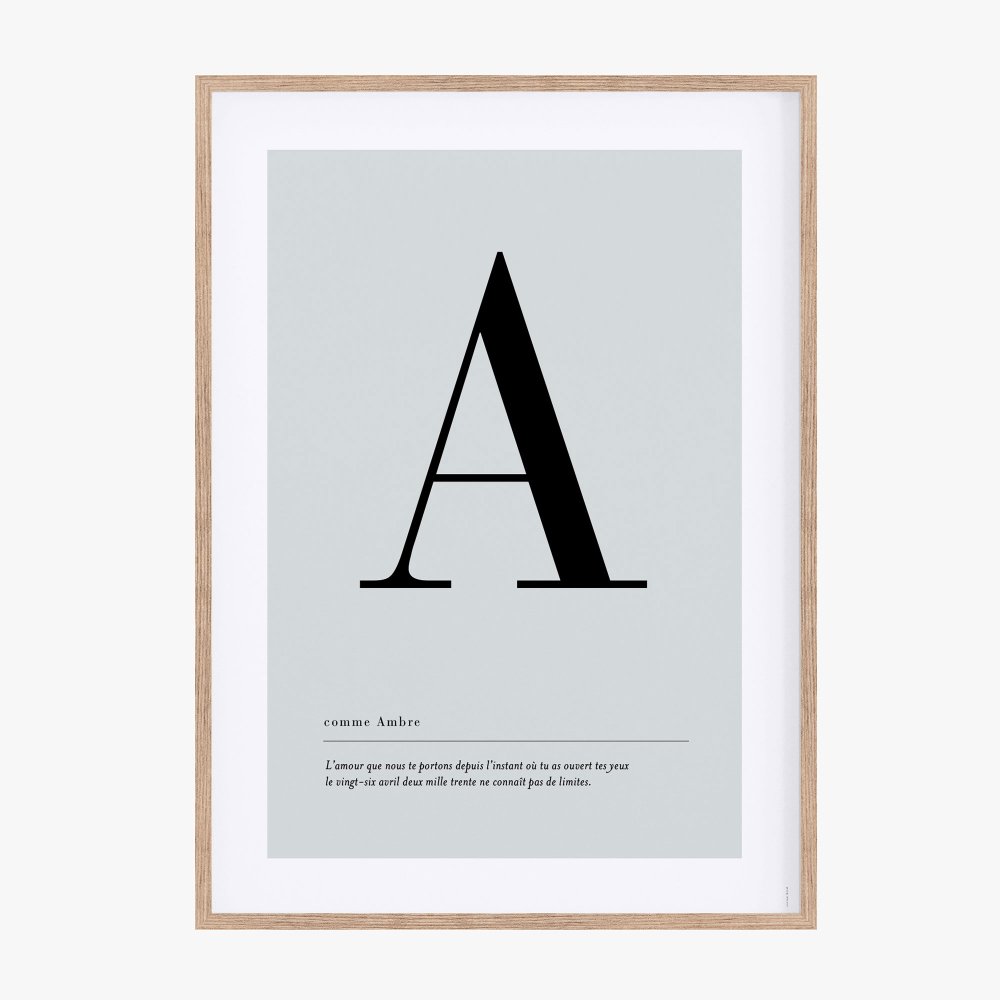 Affiche lettre