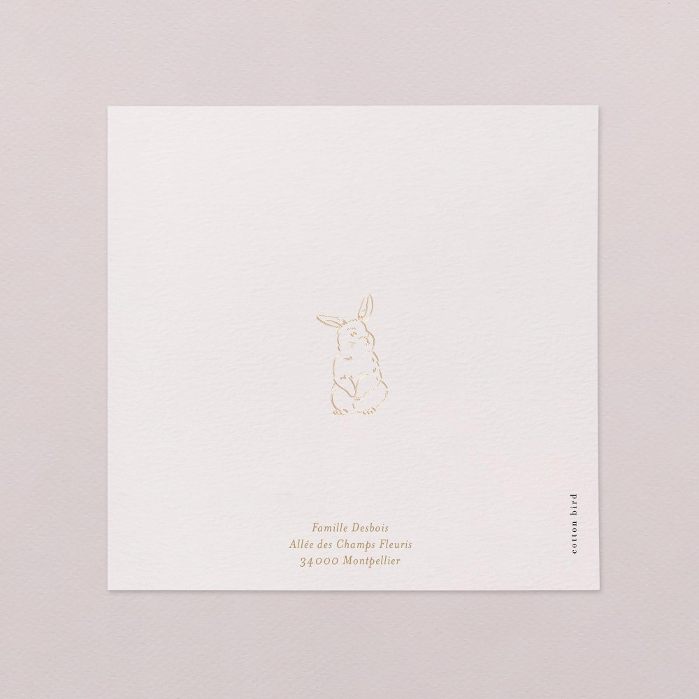 Petit lapin doré