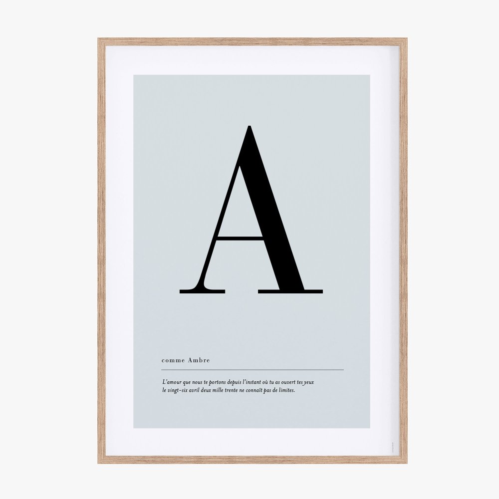 Affiche lettre