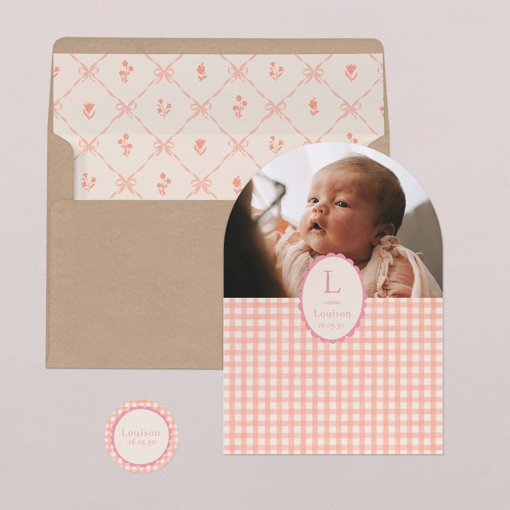 Joli vichy - rose