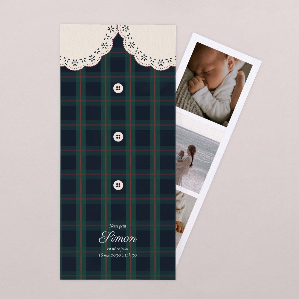 Claudine - tartan