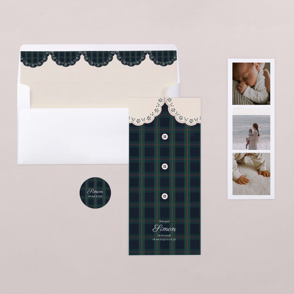 Claudine - tartan