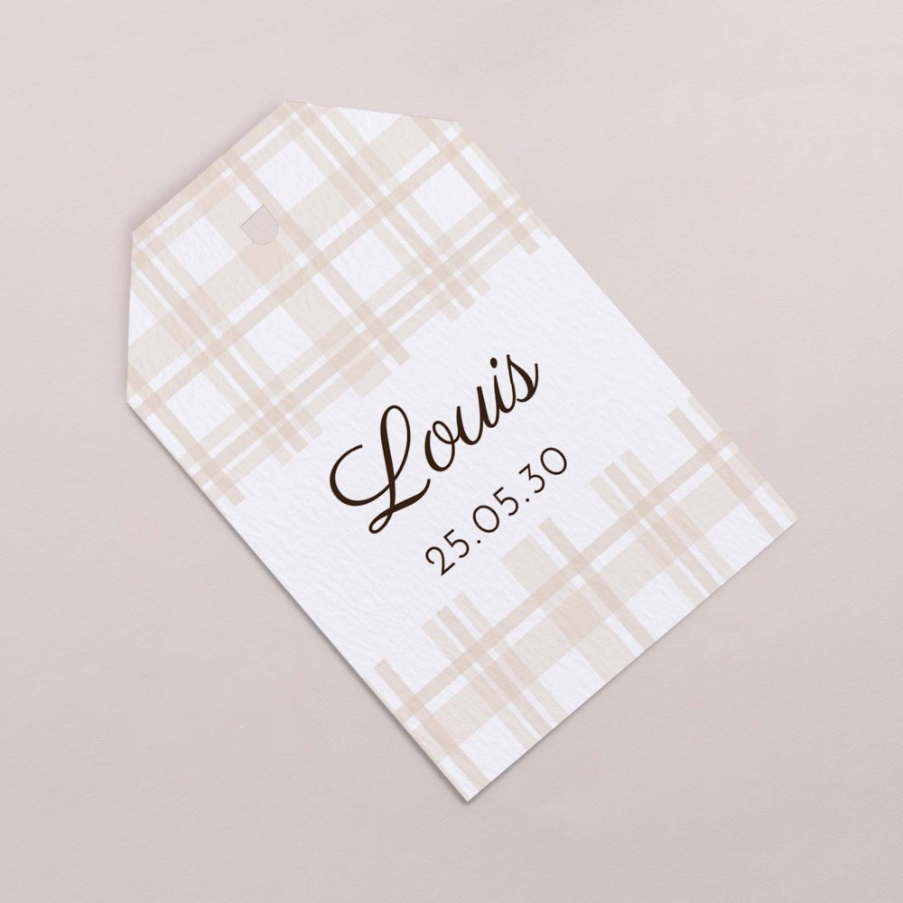 Beige Tartan