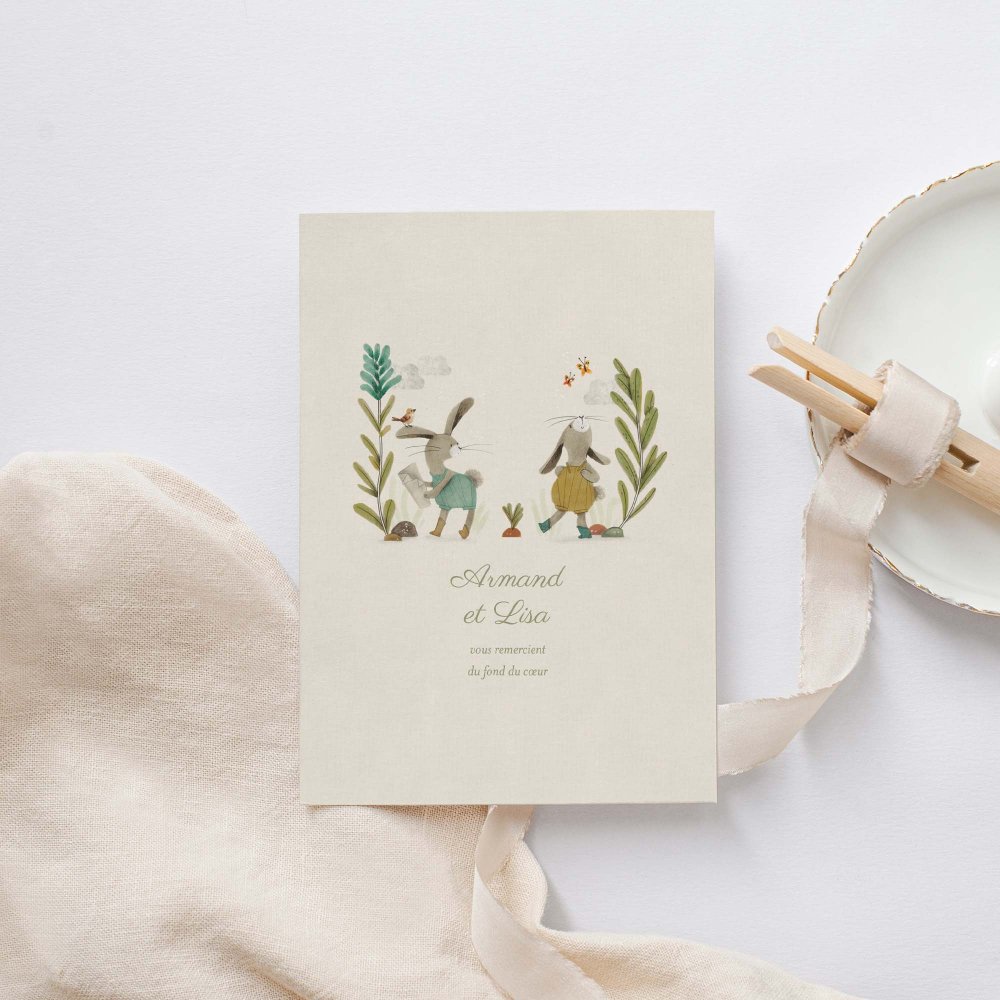 Deux petits lapins