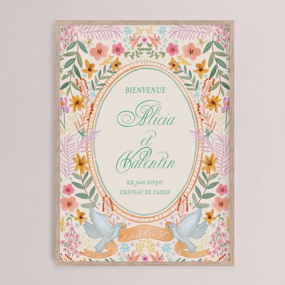 Pastel flowers