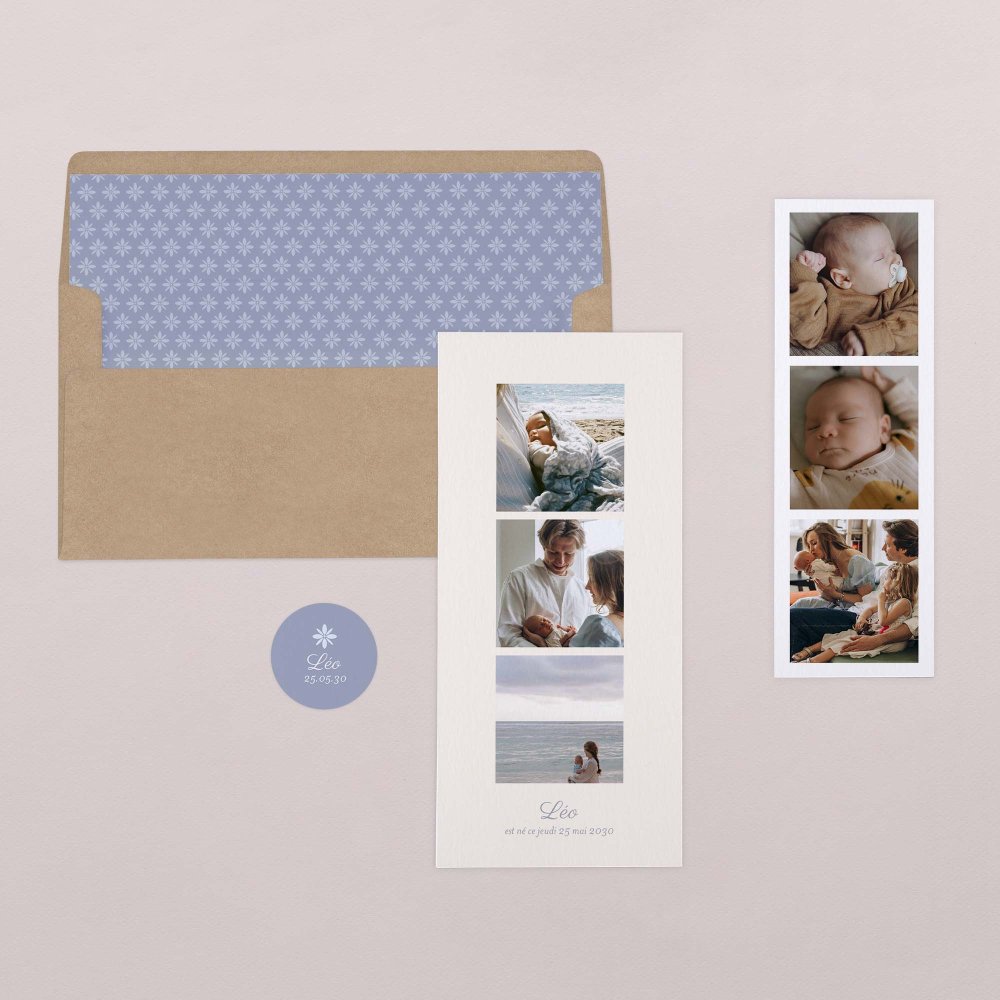 Photomaton - bleu