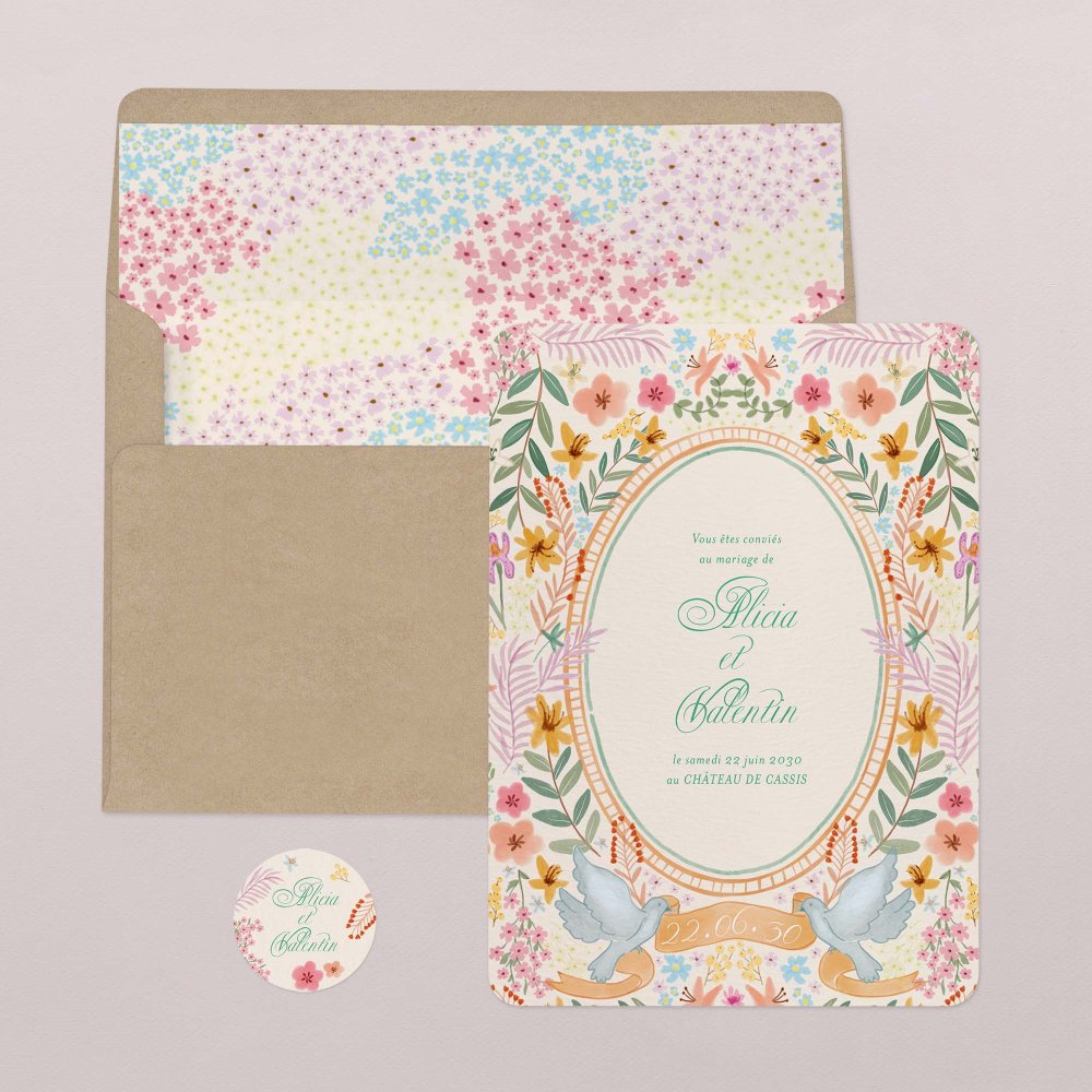 Pastel flowers