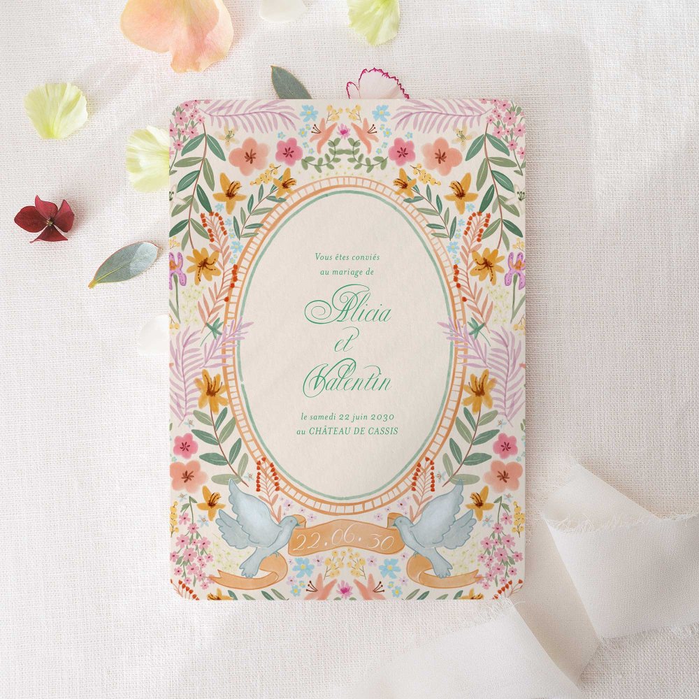 Pastel flowers