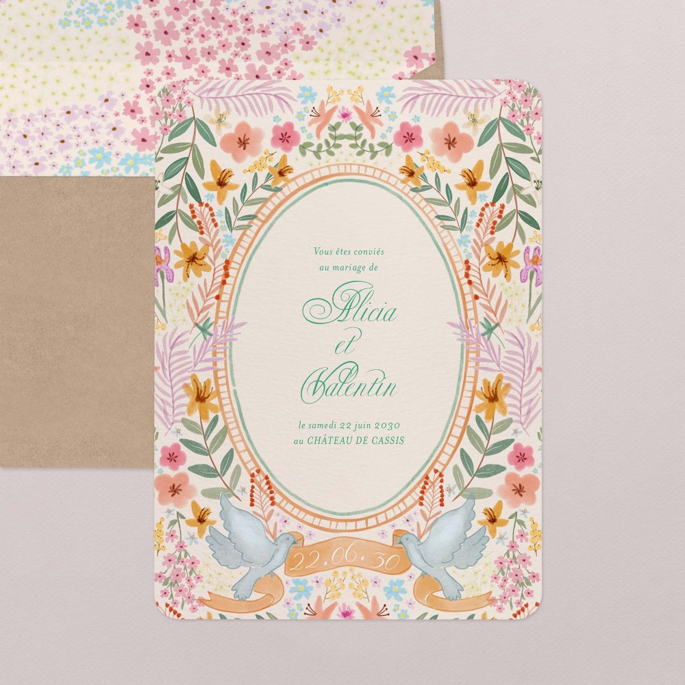 Pastel flowers