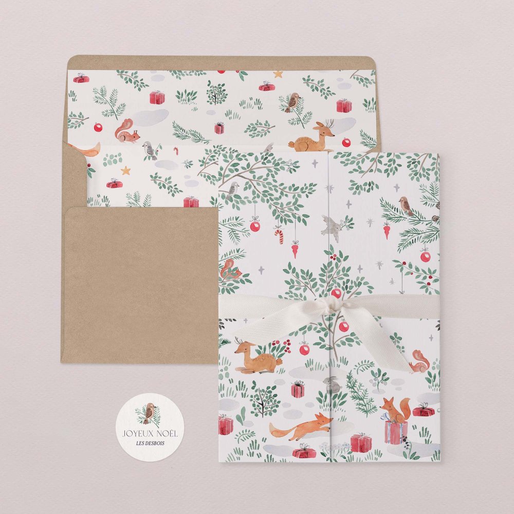 Forêt hivernale