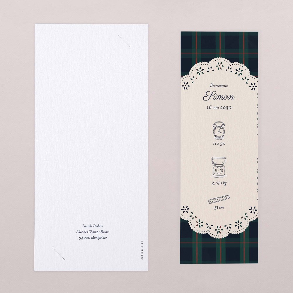 Claudine - tartan