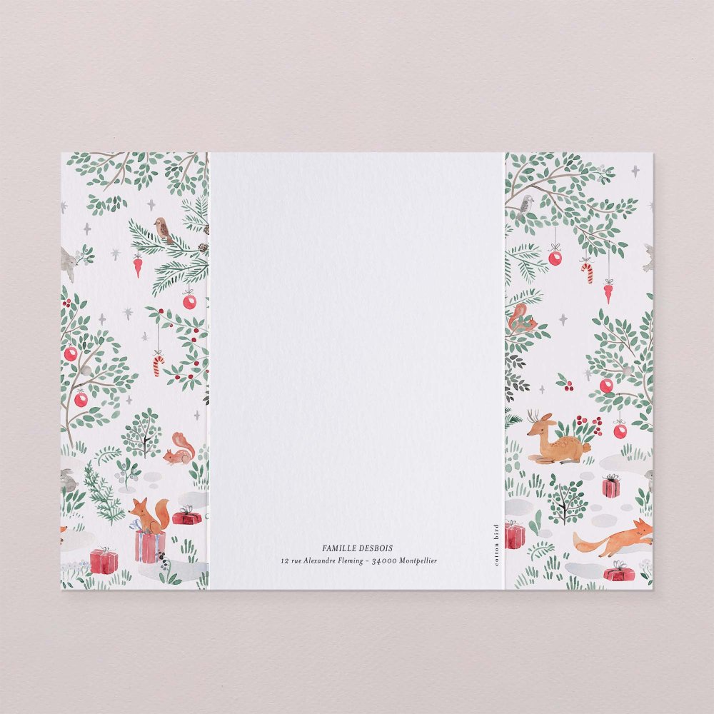 Forêt hivernale