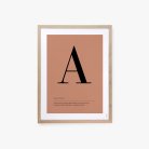 Affiche lettre