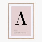 Affiche lettre