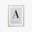 Affiche lettre