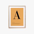Affiche lettre
