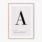 Affiche lettre