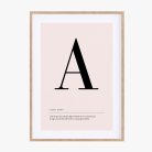 Affiche lettre