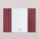 Burgundy tartan