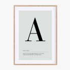 Affiche lettre