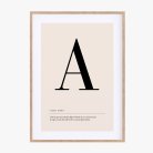 Affiche lettre
