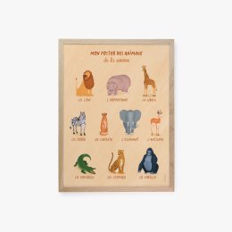 Cartes animaux de la savane