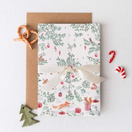 Forêt hivernale