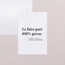 100% personnalisable