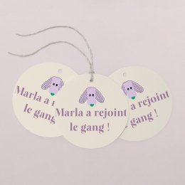 Dogs & dogs - Mauve