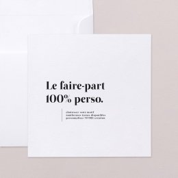 100% personnalisable